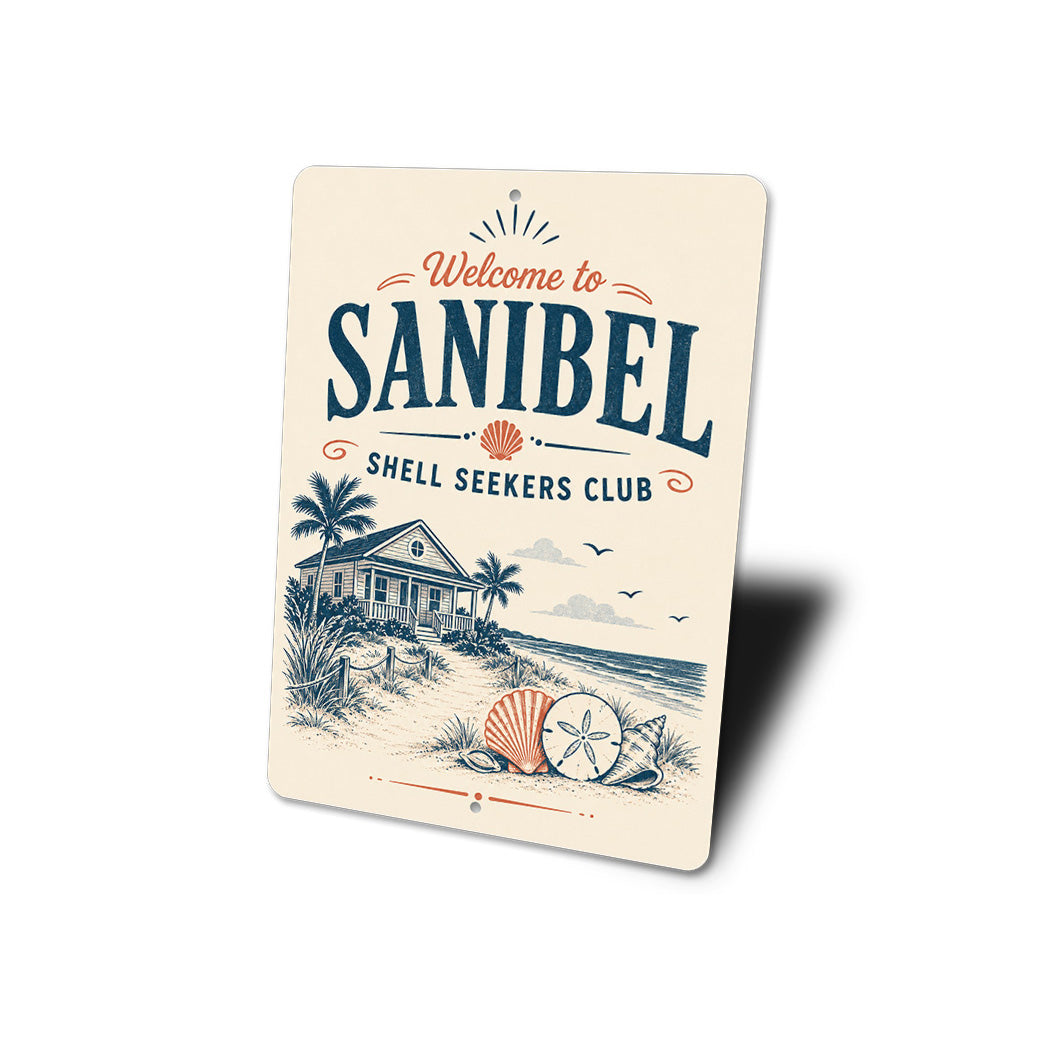 Sanibel Shell Seekers Club Sign