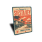 Escape to Siesta Key Sunset by the Gulf Sign