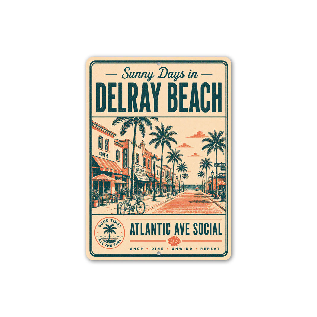 Delray Beach Atlantic Ave Sign