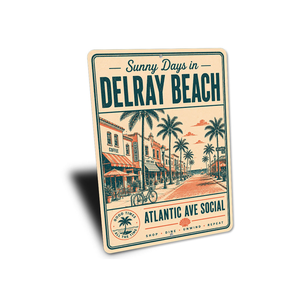 Delray Beach Atlantic Ave Sign