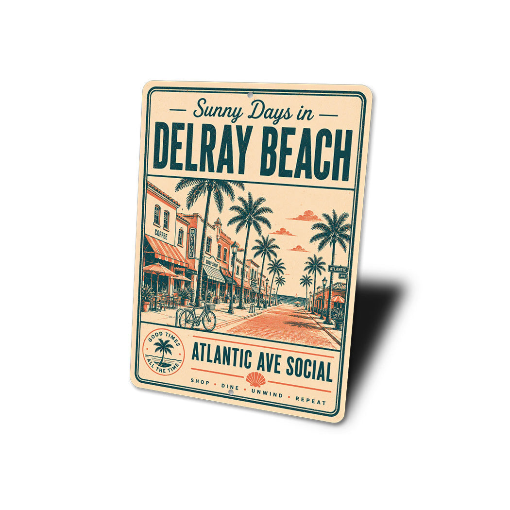 Delray Beach Atlantic Ave Sign
