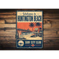 Welcome to Hunting Beach Surf City Club Sign