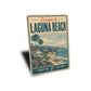 Escape to Laguna Beach Coastal Art Colony Sign
