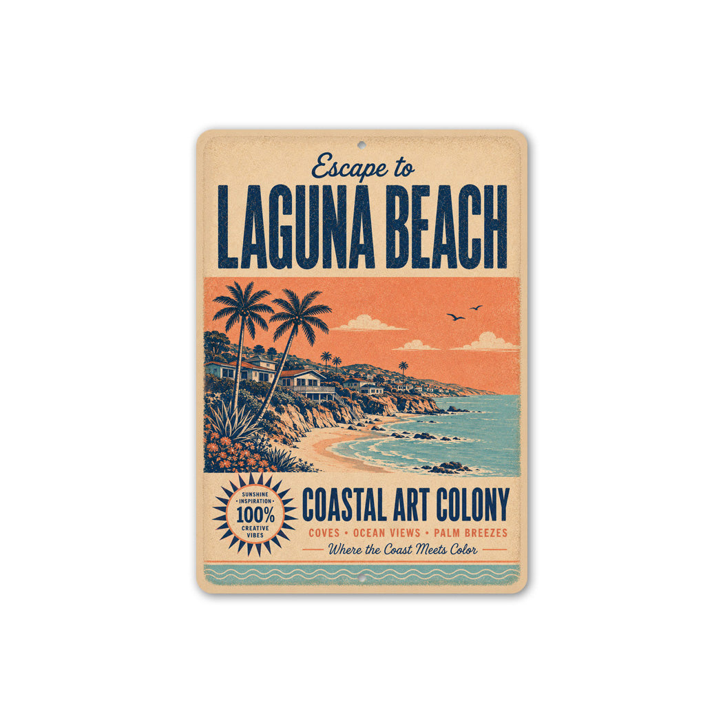 Escape to Laguna Beach Sign
