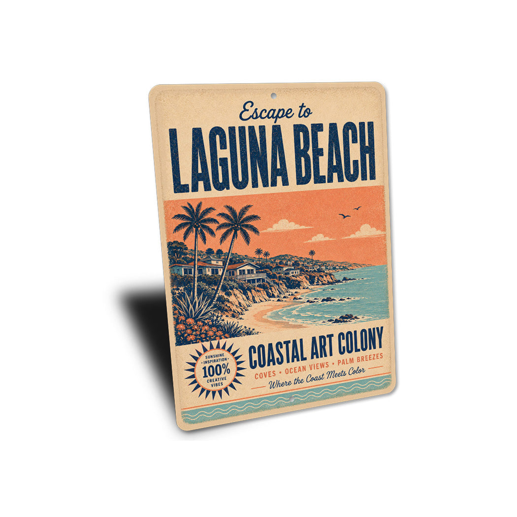Escape to Laguna Beach Sign