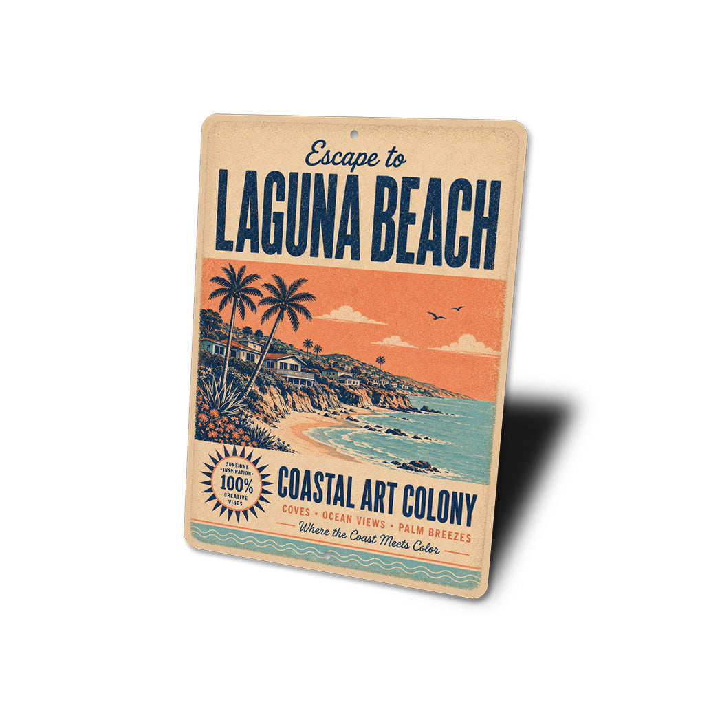 Escape to Laguna Beach Sign