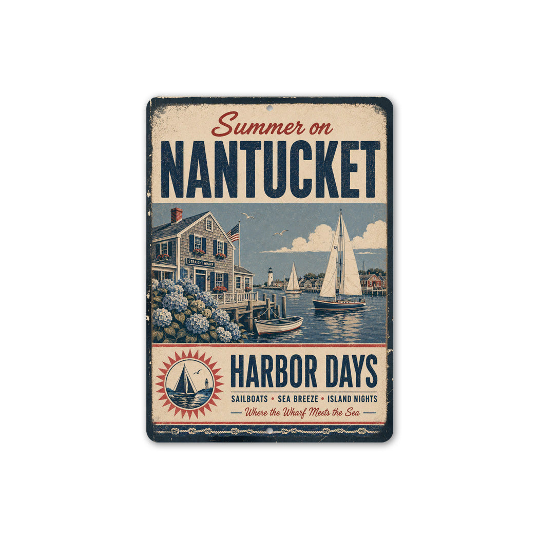 Nantucket Harbor Days Sign