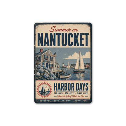 Nantucket Harbor Days Sign