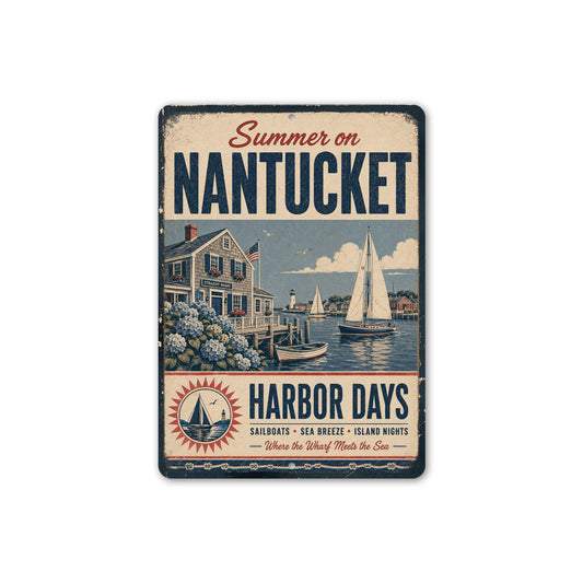Nantucket Harbor Days Sign