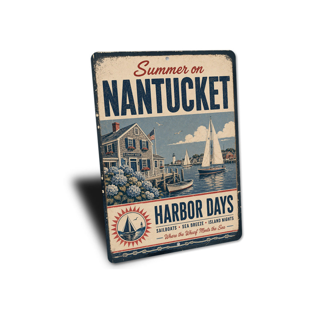 Nantucket Harbor Days Sign