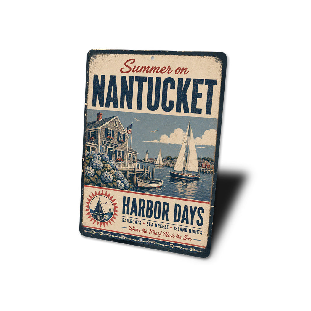 Nantucket Harbor Days Sign