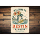 Welcome to Destin FL Dolphin Sign