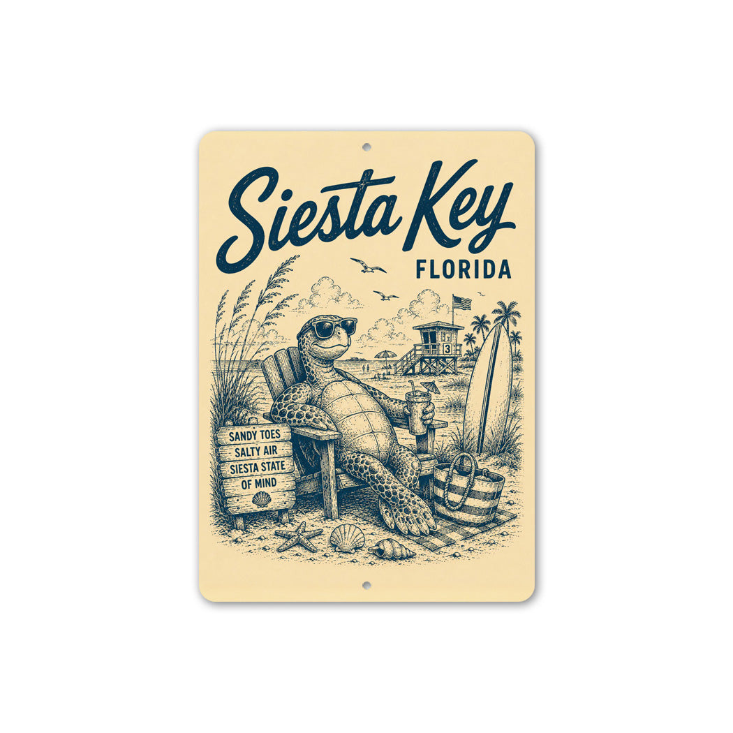 Siesta Key State of Mind Sign