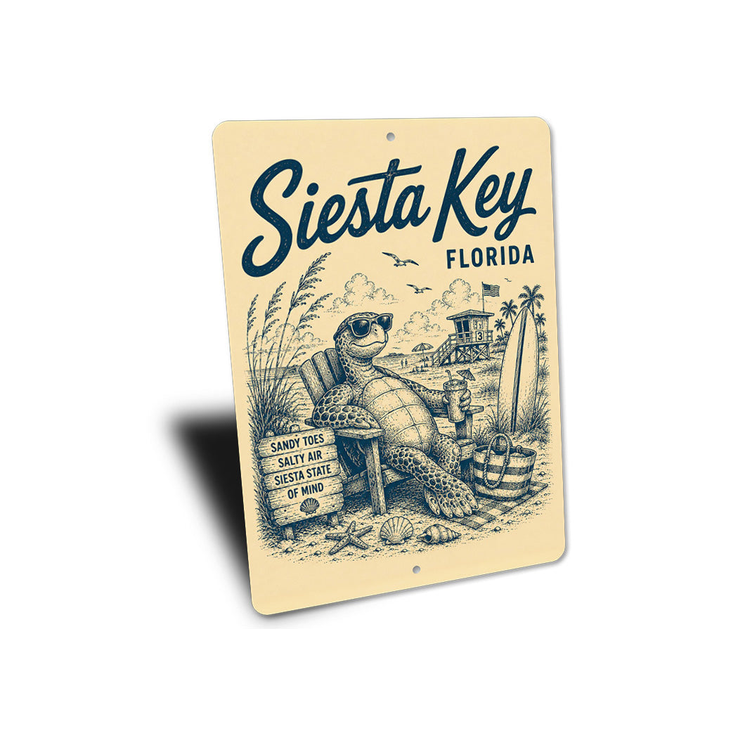 Siesta Key State of Mind Sign