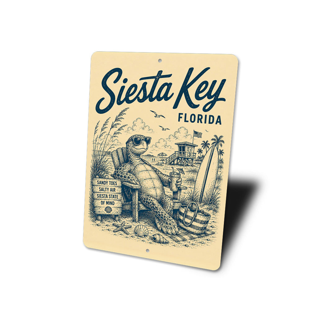Siesta Key State of Mind Sign