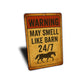 May Smell Like Barn Horse Farm Rustic Sign
