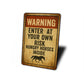 Hungry Horses Inside Funny Ranch Rustic Sign