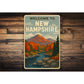 Welcome to New Hampshire Sign