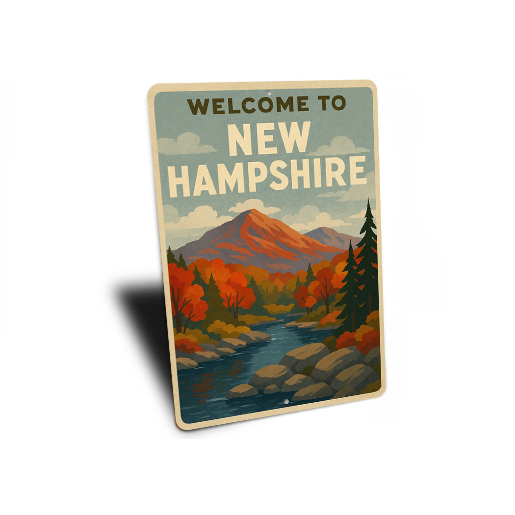 Welcome to New Hampshire Sign