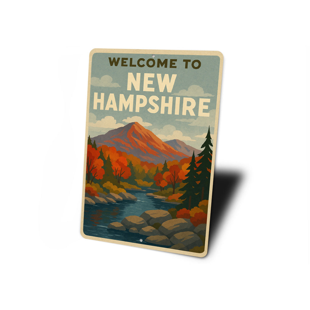 Welcome to New Hampshire Sign