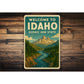 Welcome To Idaho Scenic Gem State Sign