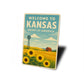 Welcome To Kansas Heart Of America Sign