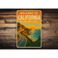 Welcome To California The Golden State Sign
