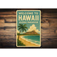Welcome To Hawaii Aloha Paradise Sign