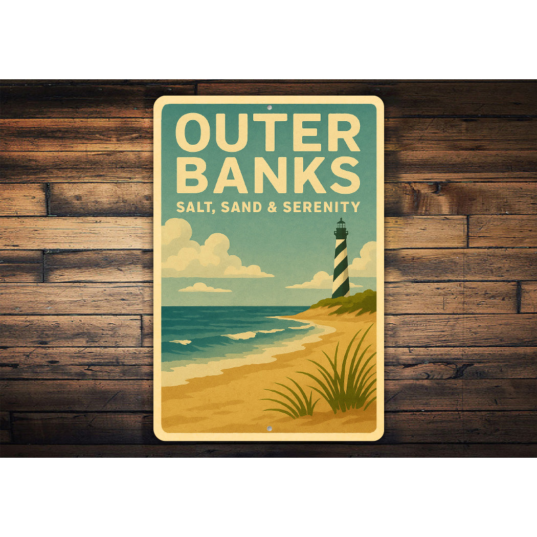 Outer Banks Salt Sand & Serenity Sign
