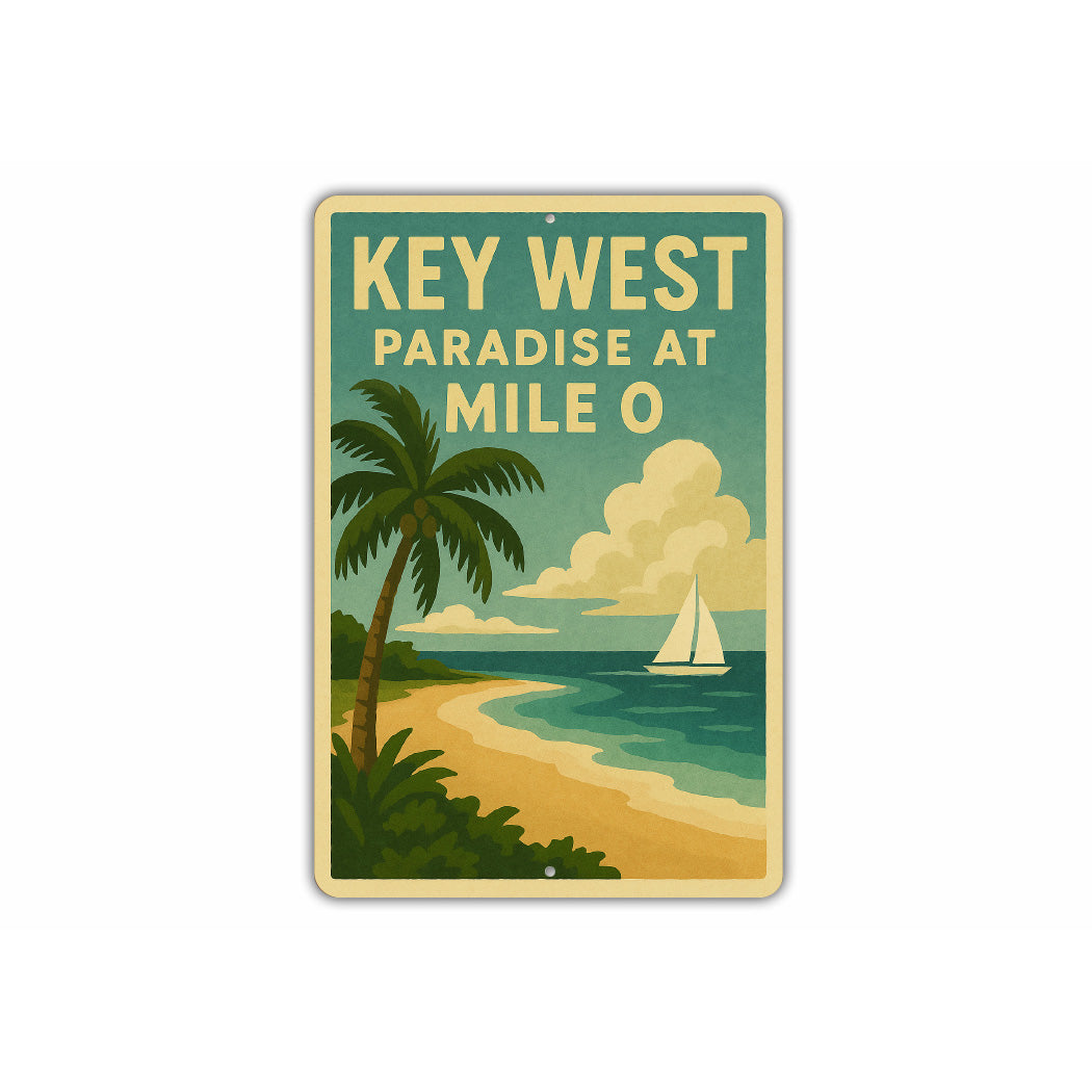 Key West Paradise Found At Mile 0 Sign