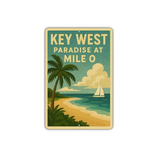 Key West Paradise Found At Mile 0 Sign