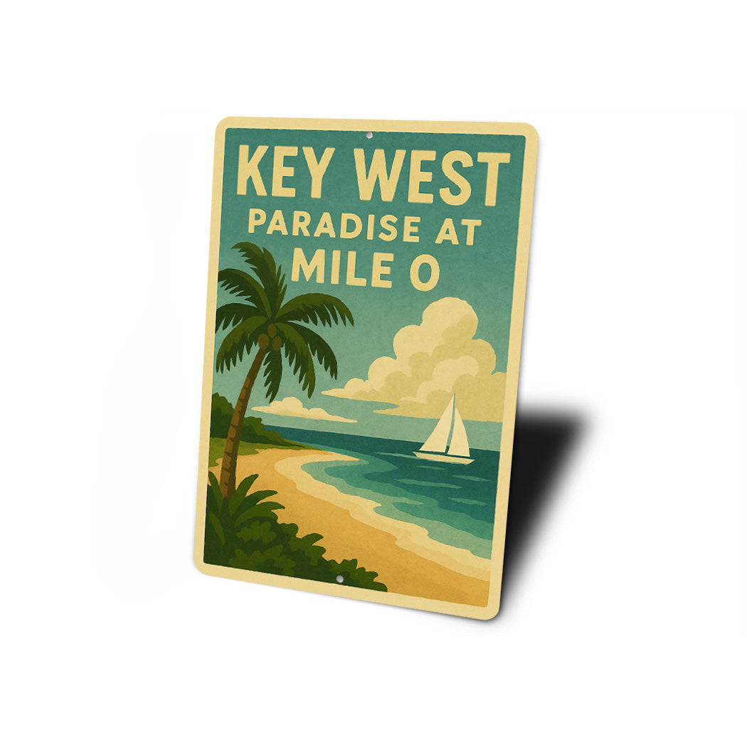 Key West Paradise Found At Mile 0 Sign