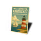 Welcome To Nantucket Seaside Elegance Sign