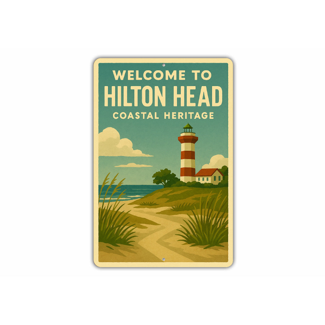 Welcome To Hilton Head Coastal Heritage Sign