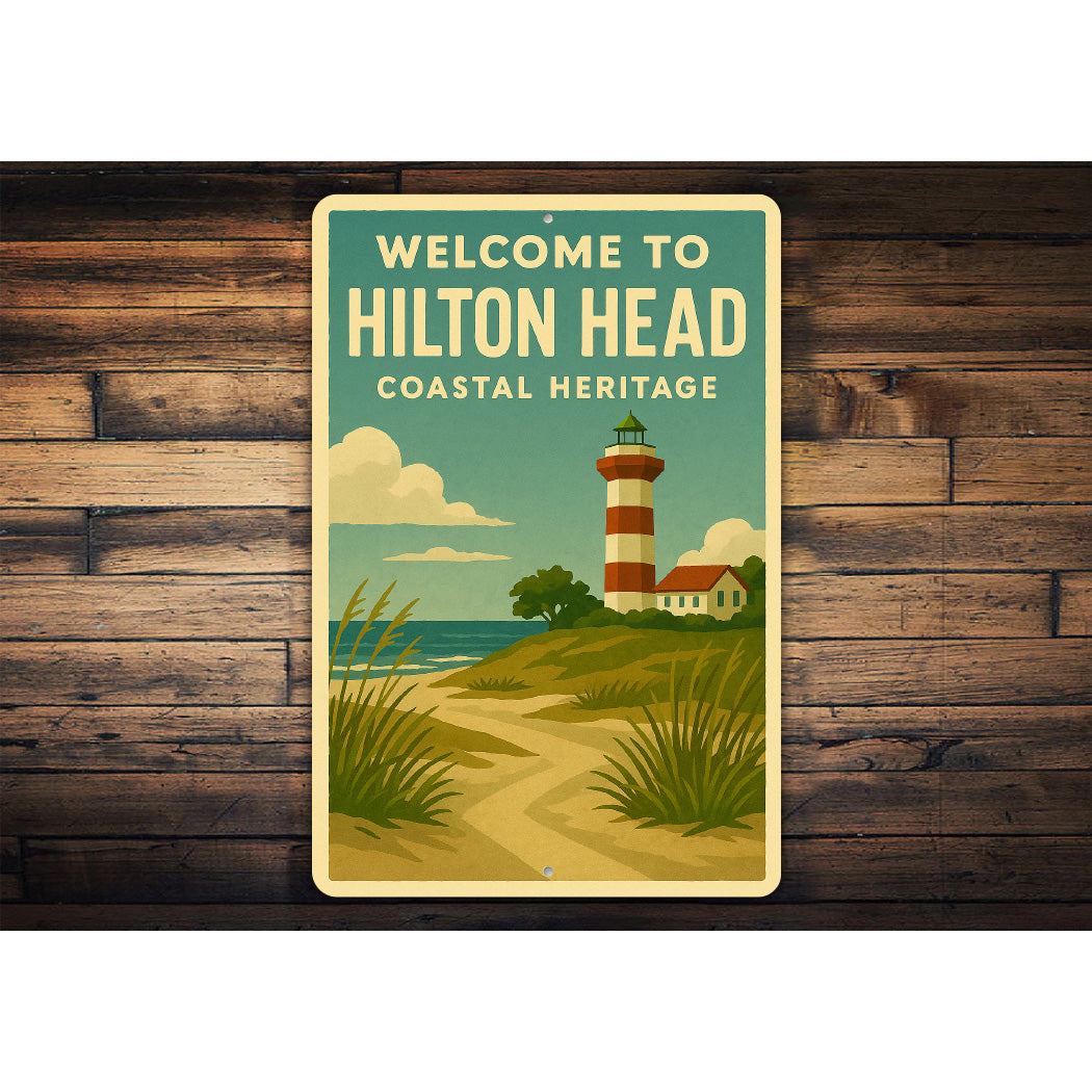 Welcome To Hilton Head Coastal Heritage Sign