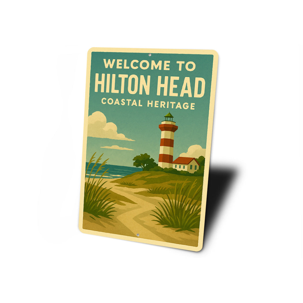 Welcome To Hilton Head Coastal Heritage Sign