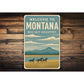 Welcome To Montana Big Sky Country Sign