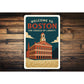 Welcome To Boston The Cradle Of Liberty Sign