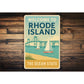 Welcome To Rhode Island The Ocean State Sign
