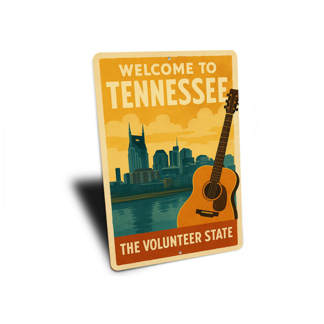 Welcome To Tennessee The Volunteer State Sign
