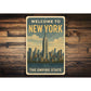 Welcome To New York The Empire State Sign