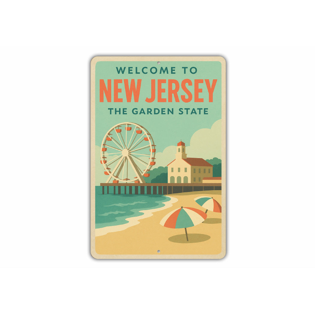 Welcome To New Jersey The Garden State Sign