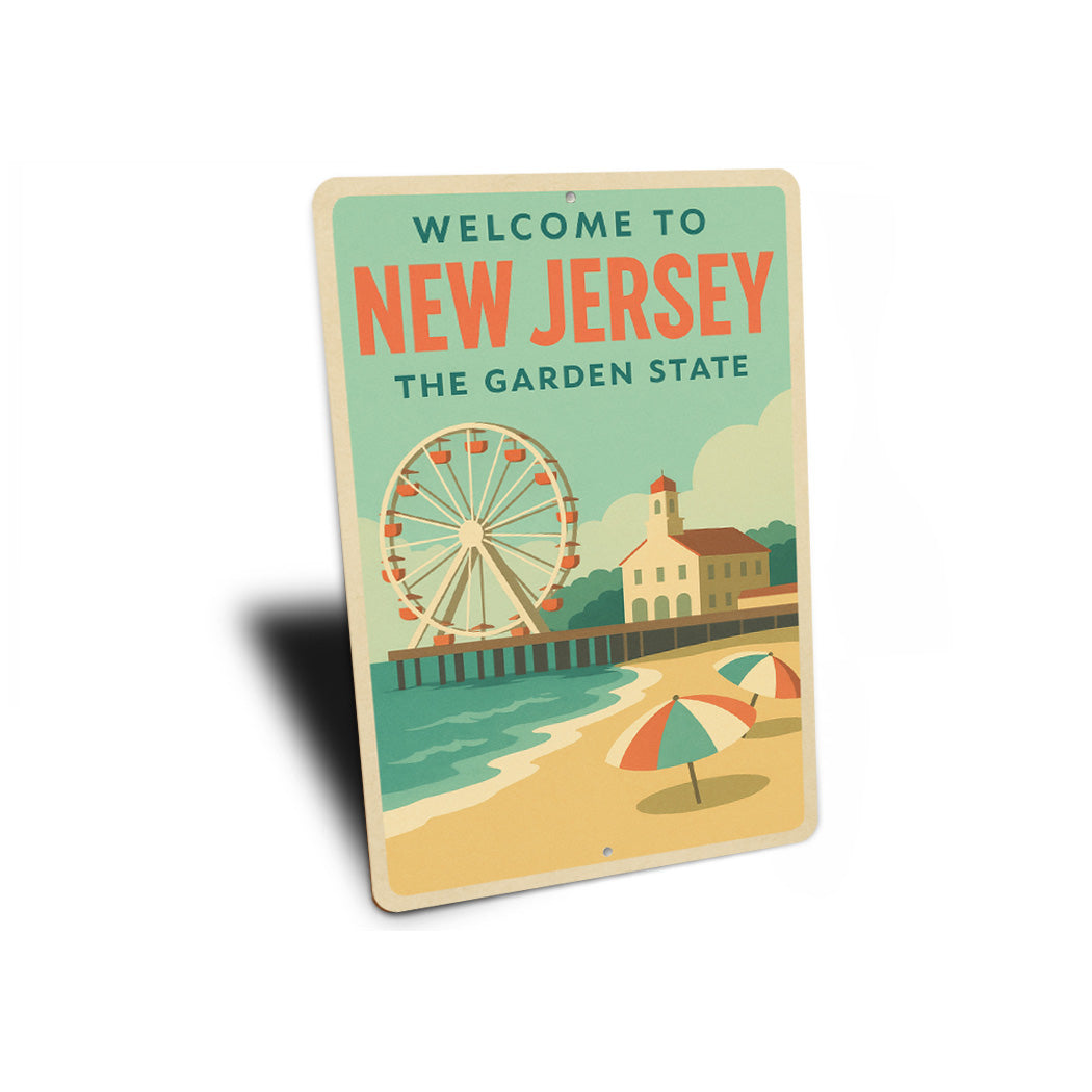 Welcome To New Jersey The Garden State Sign