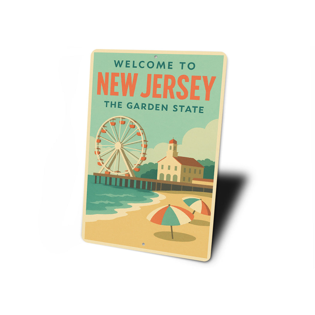 Welcome To New Jersey The Garden State Sign