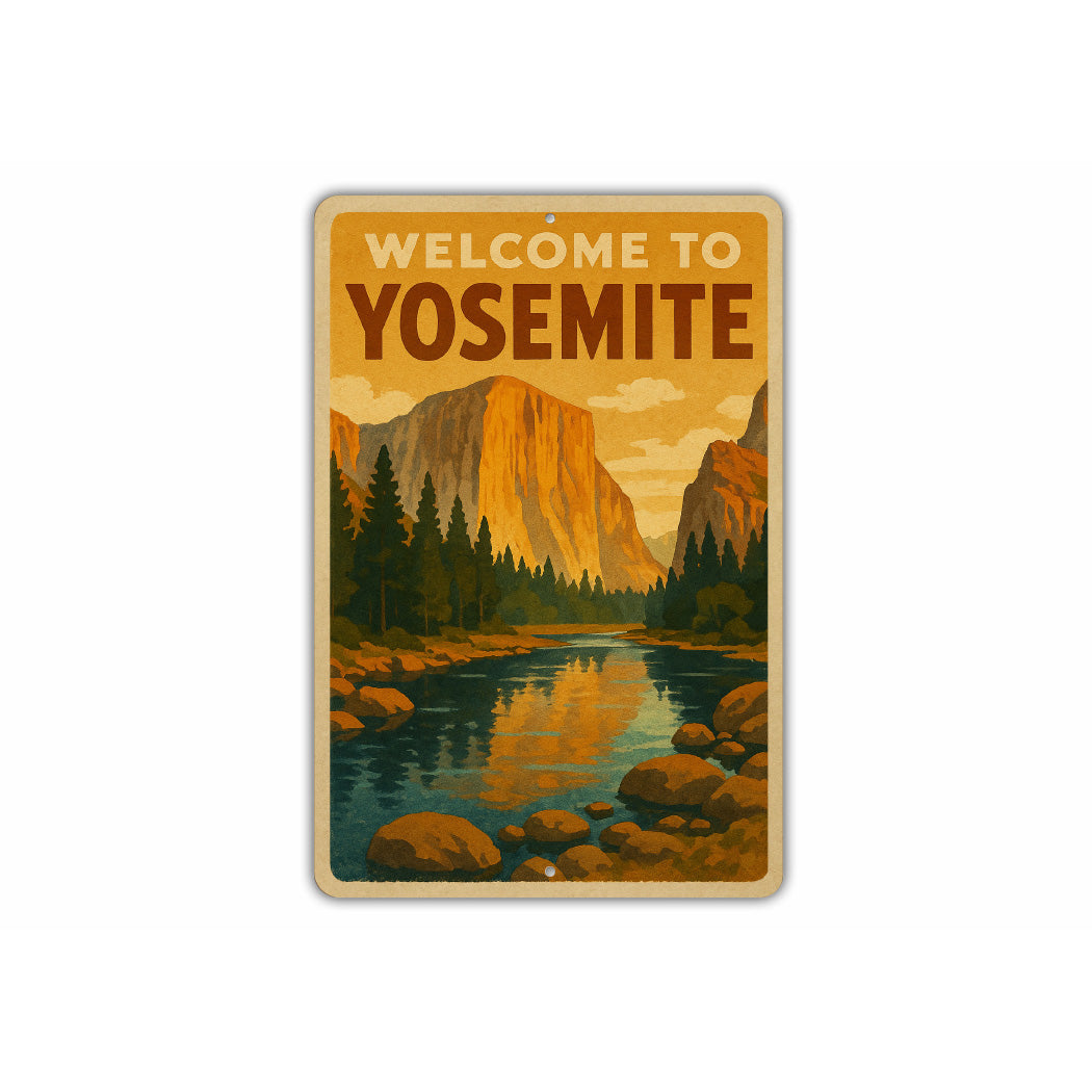 Welcome To Yosemite National Park Sign