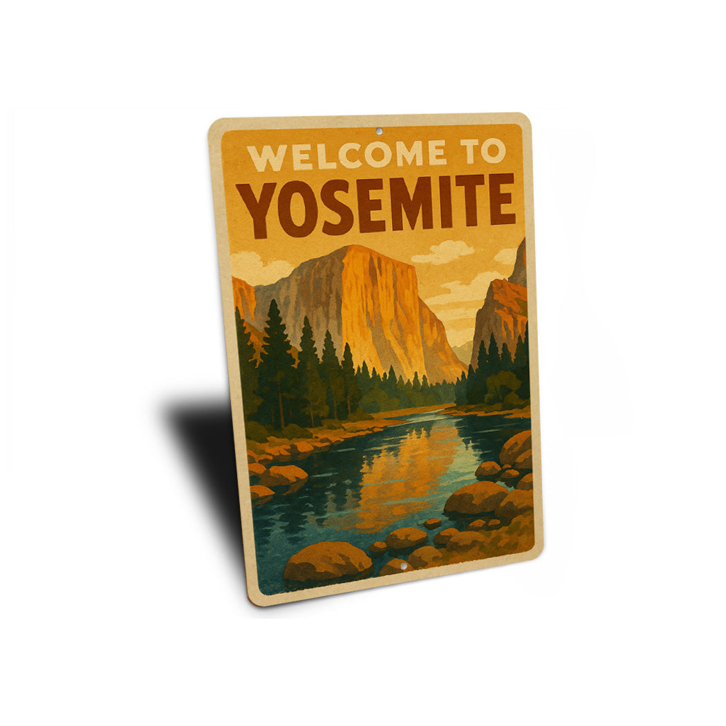 Welcome To Yosemite National Park Sign