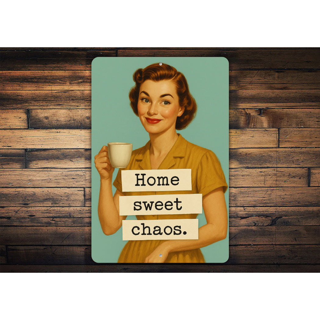 Home Sweet Chaos Sassy Sign