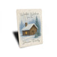 Winter Wishes From The Johnson Family Wood Cabin Sign