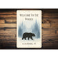 Bear Welcome to the Woods Gatlinburg Tennessee Sign