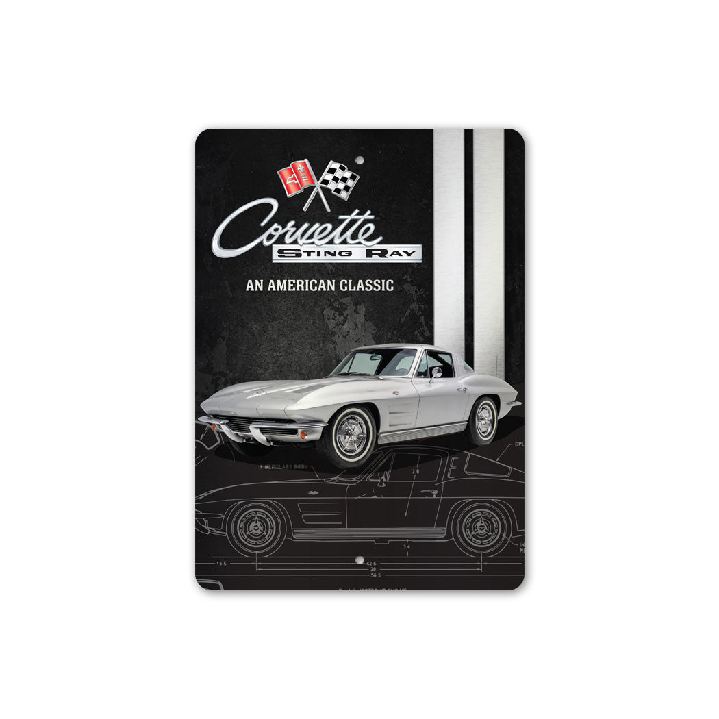 Corvette Sting Ray An American Classic Sign